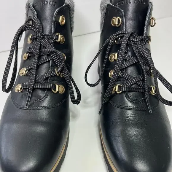 Cole Haan Nantucket Rugged Waterproof Leather Boots Size 10 - Picture 4 of 9